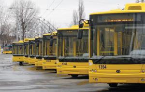транспорт, тролейбус, Київ