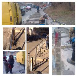 Пейзажка, поручни с подогревом